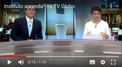 Instituto aprenda² na TV Globo